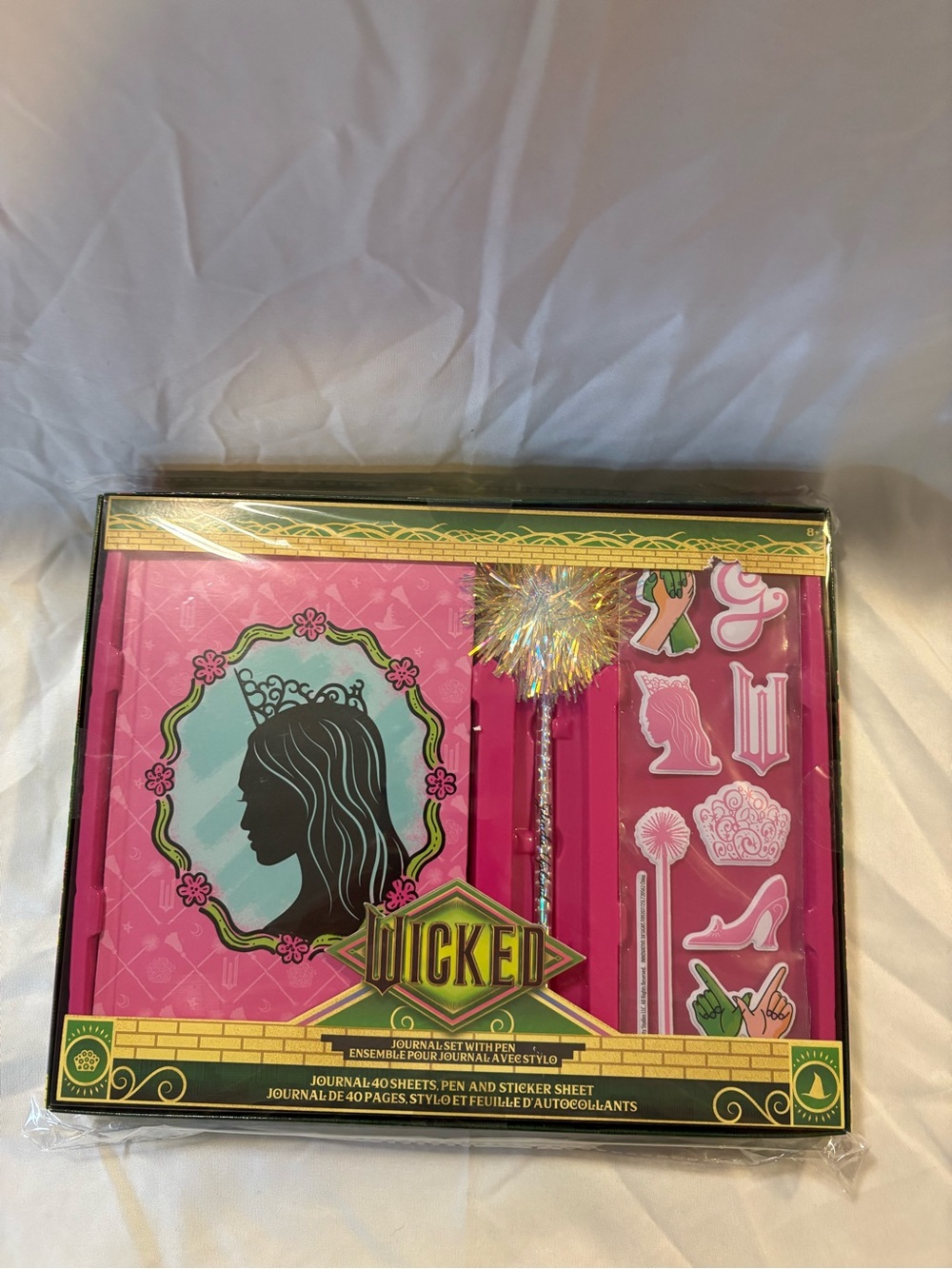 Wicked Kids Pink Journal & Sparkle Pen Set